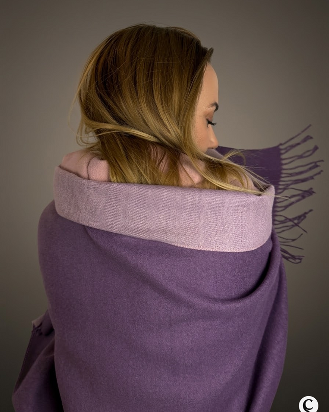 Szal "Lavender Dream Duo w odcieniach fioletu (175x64cm)