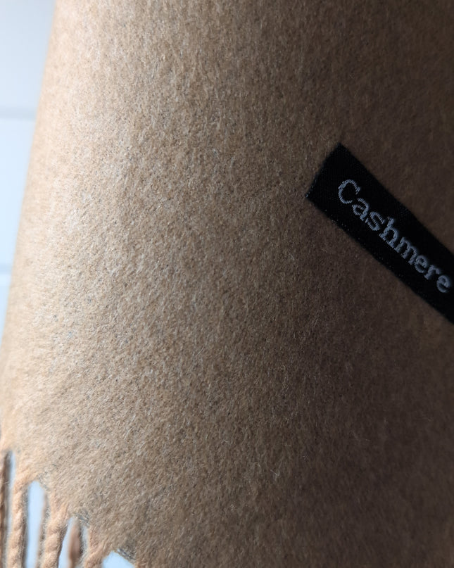 Szal "Sand & Slate Duo" beżowo-szara elegancja (175x64 cm)